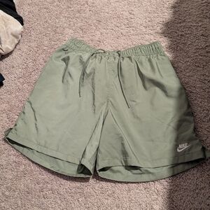 Nike Olive Green Athletic Shorts Size M